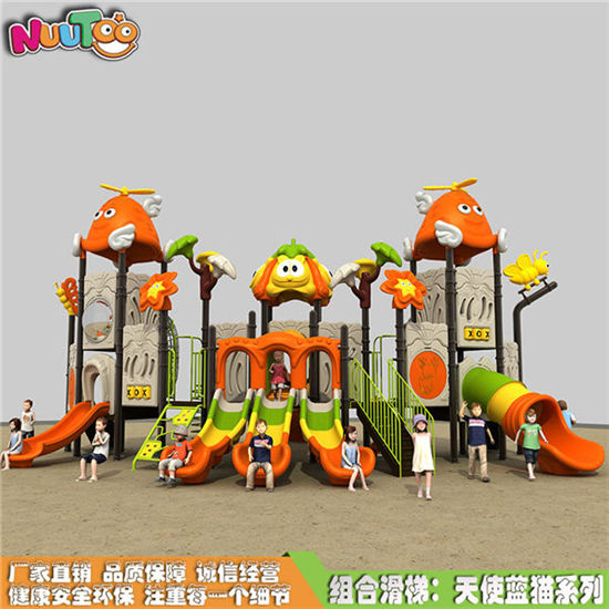 幼兒園滑梯廠家 大型戶(hù)外滑梯 小博士天使藍(lán)貓系列LT-HT021