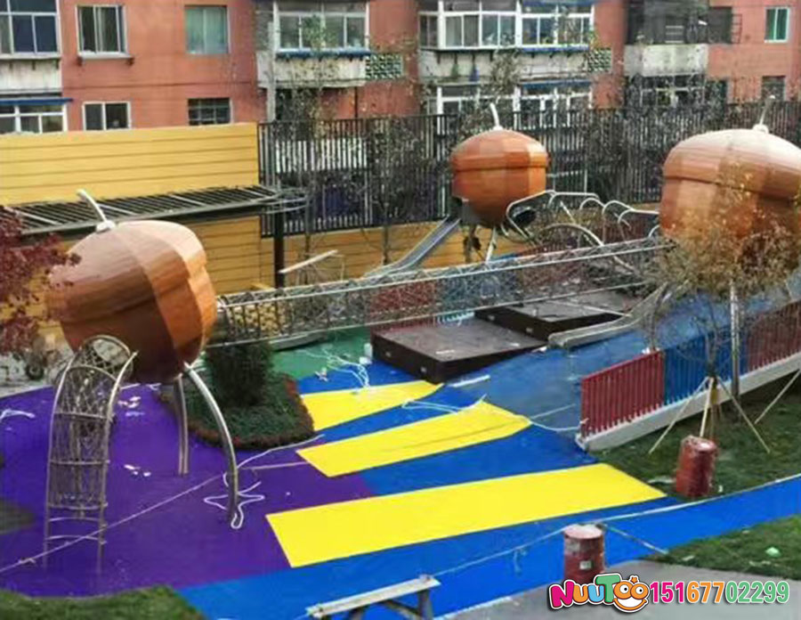 大型組合滑梯僅僅適合孩子么？成年人也能體驗